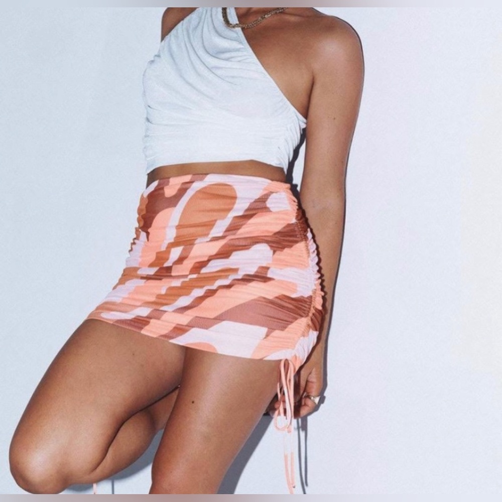 Princess Polly Marble Retro Mini Skirt